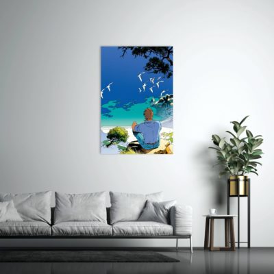 Largo Winch Art Strip - Sérénité- Dibond Sur Plexiglas - 150x100cm