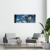 Largo Winch Art Strip - Sur les chapeaux de roue - Dibond sous plexiglas - 60x150 cm