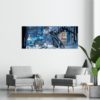 Largo Winch Art Strip - Sur les chapeaux de roue - Dibond sous plexiglas - 80x200 cm