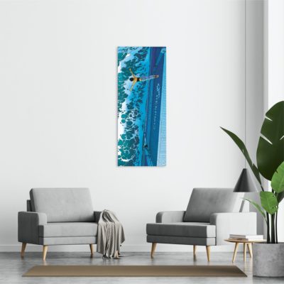 Largo Winch Art Strip - Le saut de la mort - Dibond sous plexiglas - 150x60 cm