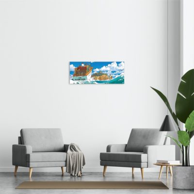 Largo Winch Art Strip - Cap sur Serjevane - Dibond sur plexiglas - 40x100 cm Largo Winch Art Strip - Cap sur Serjevane - Dibond sur plexiglas - 40x100 cm