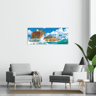 Largo Winch Art Strip - Cap sur Serjevane - Dibond sur plexiglas - 60x150 cm Largo Winch Art Strip - Cap sur Serjevane - Dibond sur plexiglas - 60x150 cm