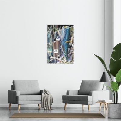 Largo Winch Art Strip - Vertige du pouvoir - Dibond sur plexiglas - 120x80cm