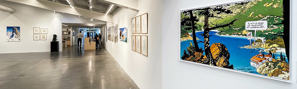 Largo Winch Art Strips Exposition Huberty Breyne