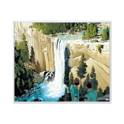 Point de chute – Papier Fine Art en caisse américaine blanche