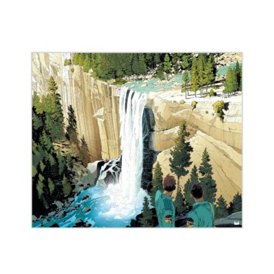 Point de chute – Dibond sous plexiglas