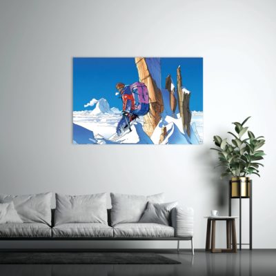 Largo Winch Art Strip - To The Top Caisse Dibond Sur Plexiglas 120x180cm Largo Winch Art Strip - To The Top Caisse Dibond Sur Plexiglas 120x180cm