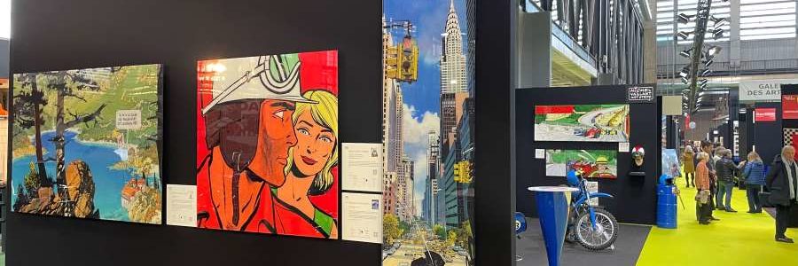 Largo Winch Art Strips Exposition Retromobile 2024 02